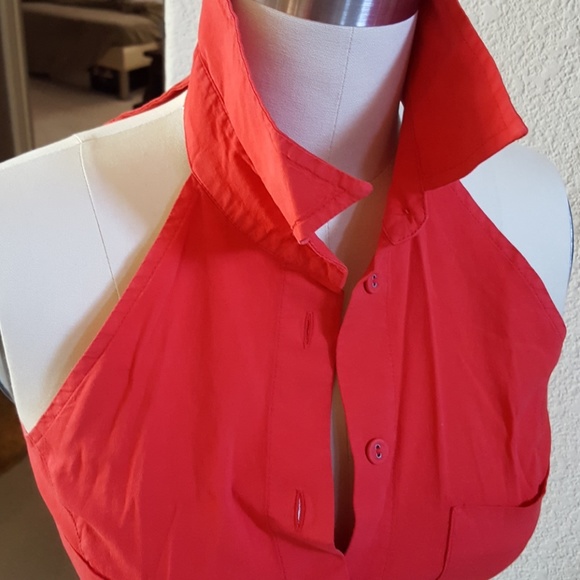 German Designer Button Down Sleeveless - Picture 3 of 8